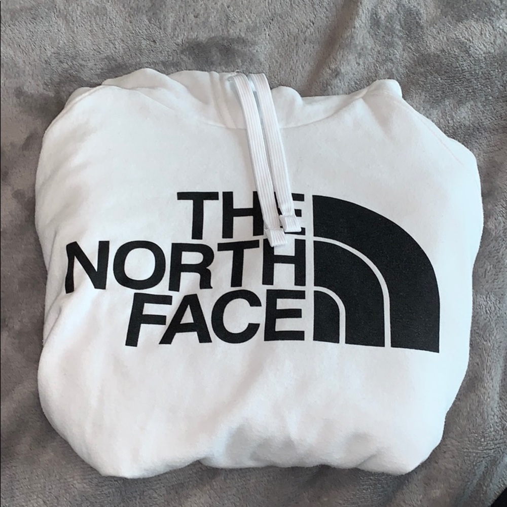 white north face hoodie woman’s medium